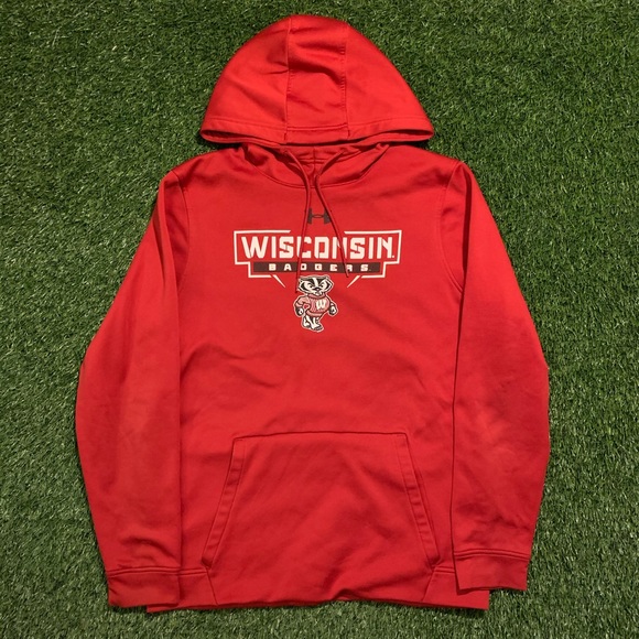 wisconsin badgers under armour hoodie